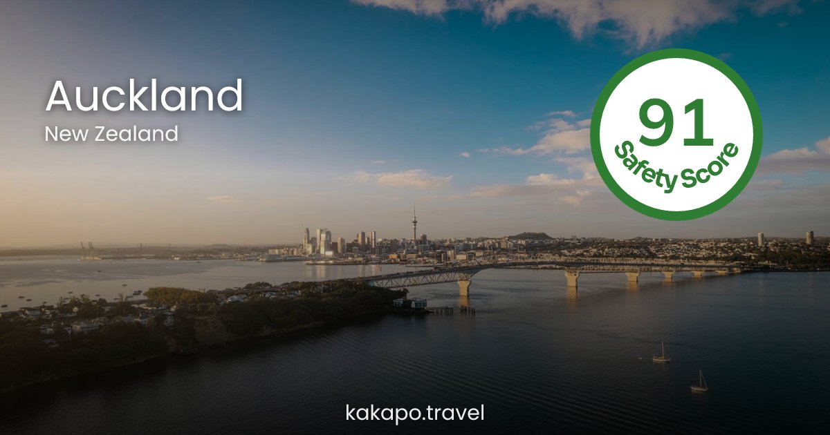 Is Auckland, New Zealand safe? — Kakapo travel safety guide