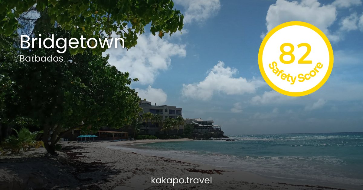 Is Bridgetown, Barbados safe? — Kakapo travel safety guide