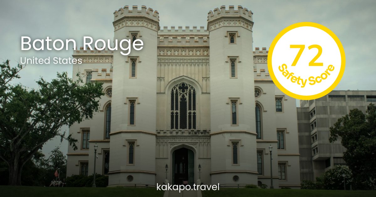 Is Baton Rouge, United States safe? — Kakapo travel safety guide