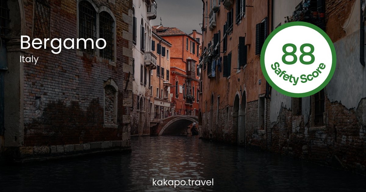 Is Bergamo, Italy safe? — Kakapo travel safety guide