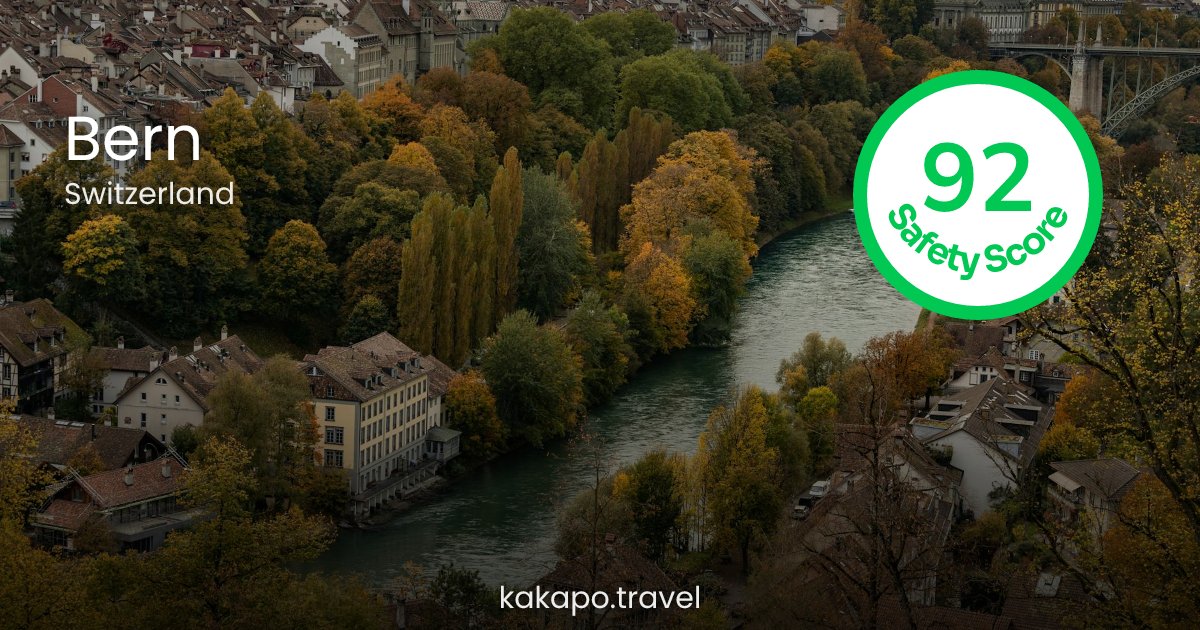 Is Bern, Switzerland safe? — Kakapo travel safety guide