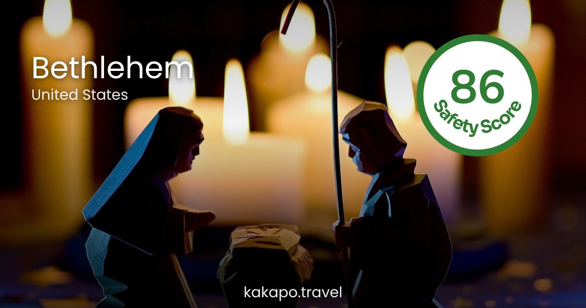 Is Bethlehem, United States safe? — Kakapo travel safety guide
