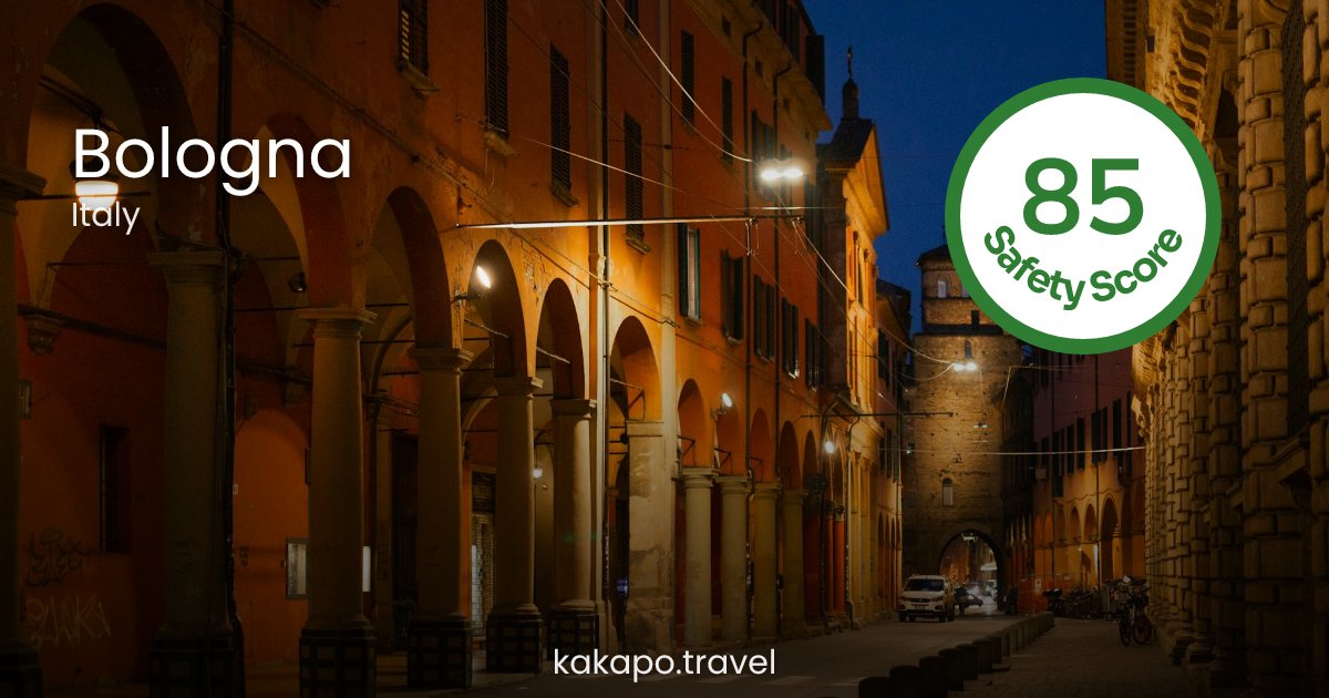 Is Bologna, Italy safe? — Kakapo travel safety guide