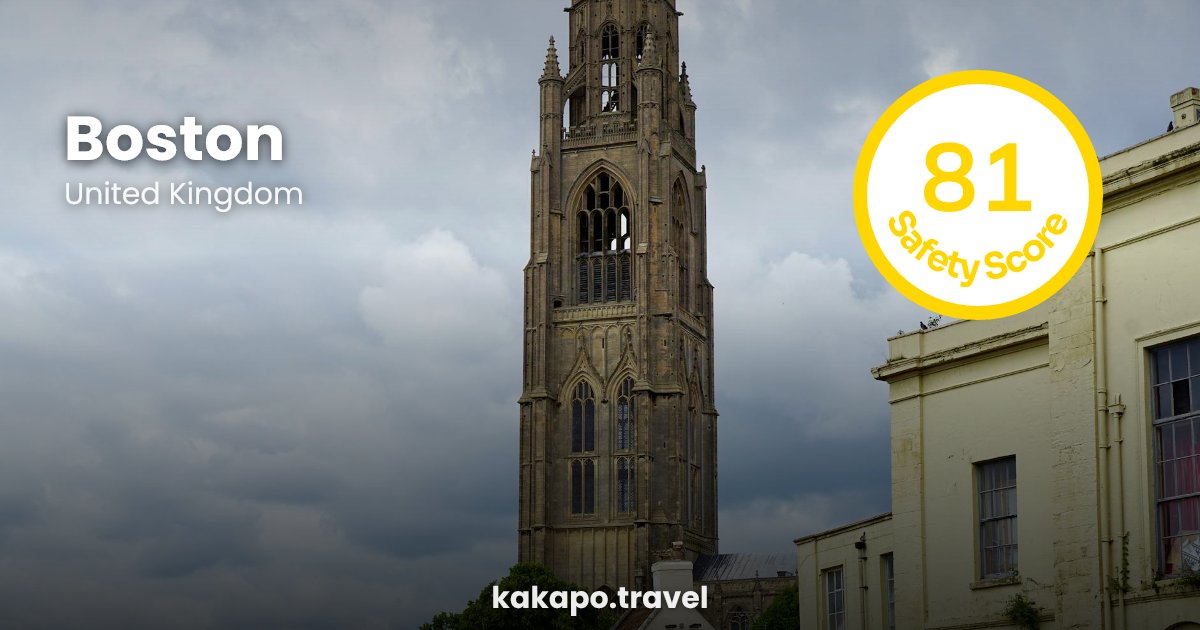 Is Boston, United Kingdom safe? — Kakapo travel safety guide