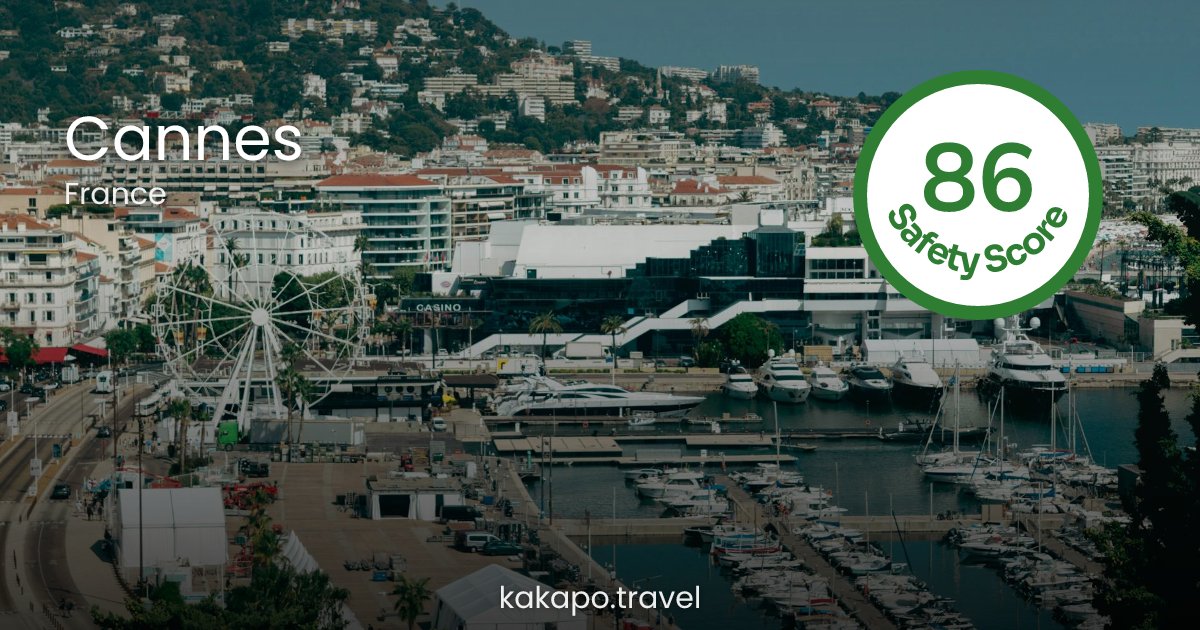 Is Cannes, France safe? — Kakapo travel safety guide