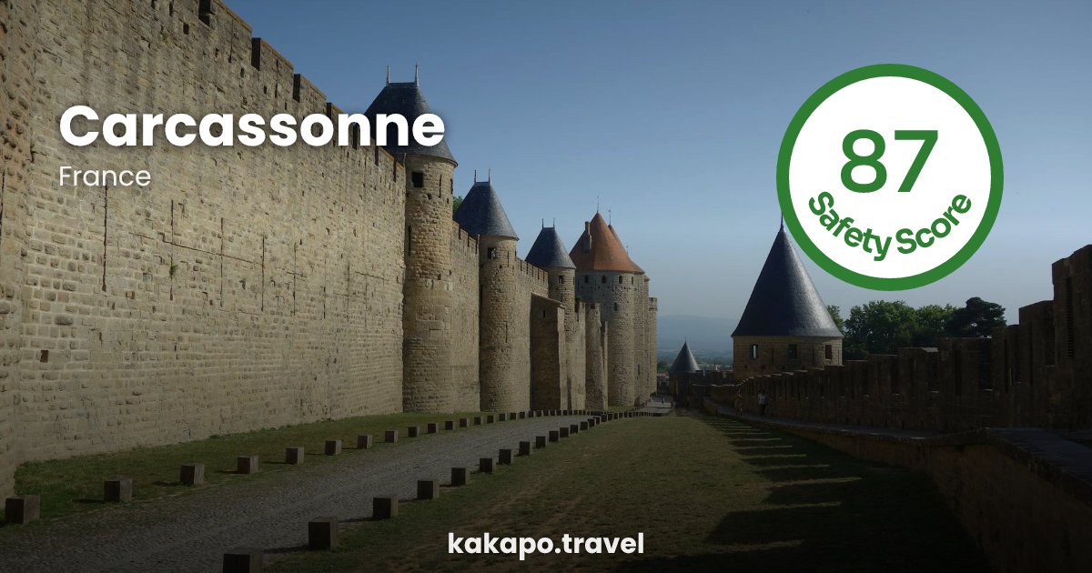 Is Carcassonne, France safe? — Kakapo travel safety guide