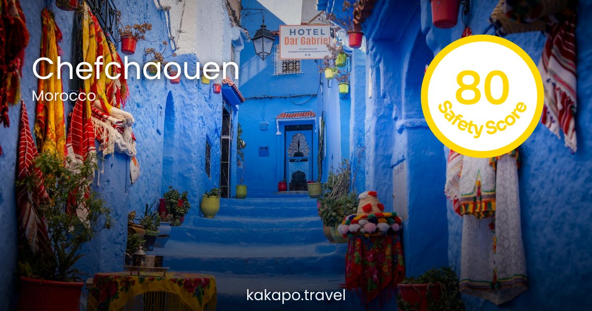 Is Chefchaouen, Morocco safe? — Kakapo travel safety guide