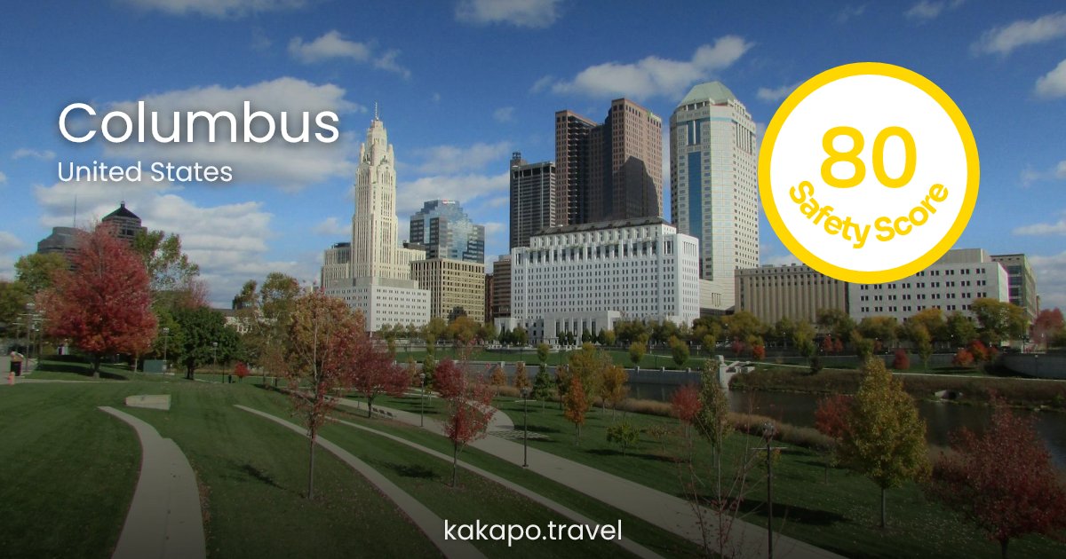 Is Columbus, United States safe? — Kakapo travel safety guide