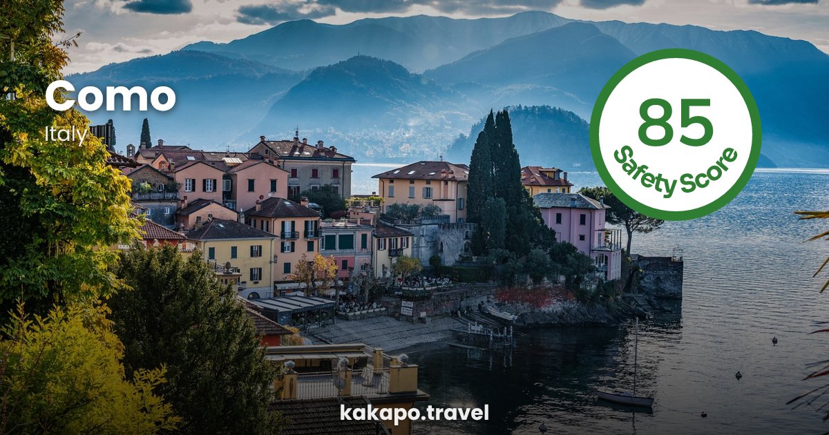 Is Como, Italy safe? — Kakapo travel safety guide