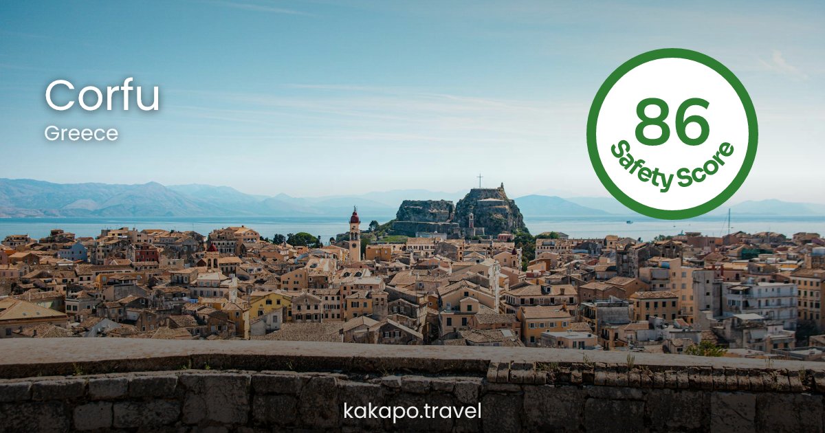 Is Corfu, Greece safe? — Kakapo travel safety guide