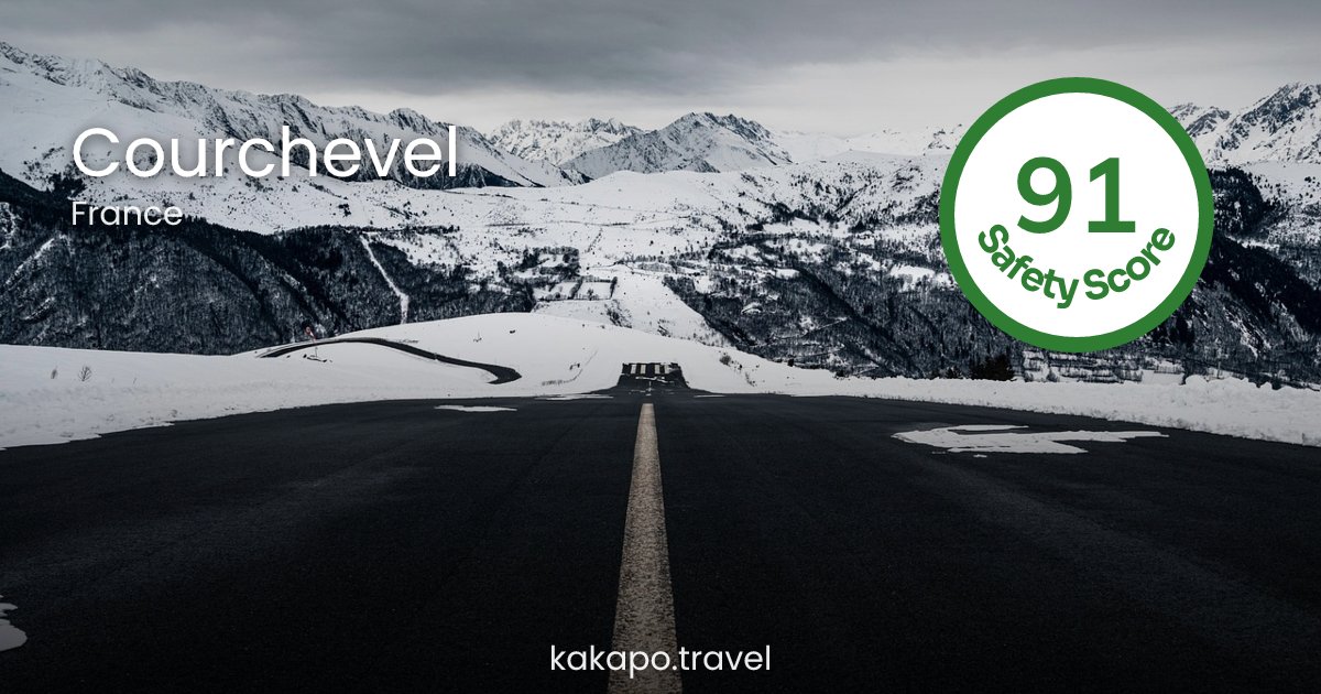Is Courchevel, France safe? — Kakapo travel safety guide