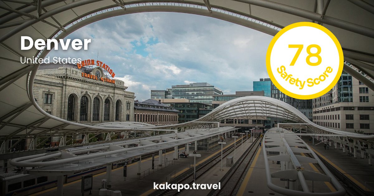 Is Denver, United States safe? — Kakapo travel safety guide