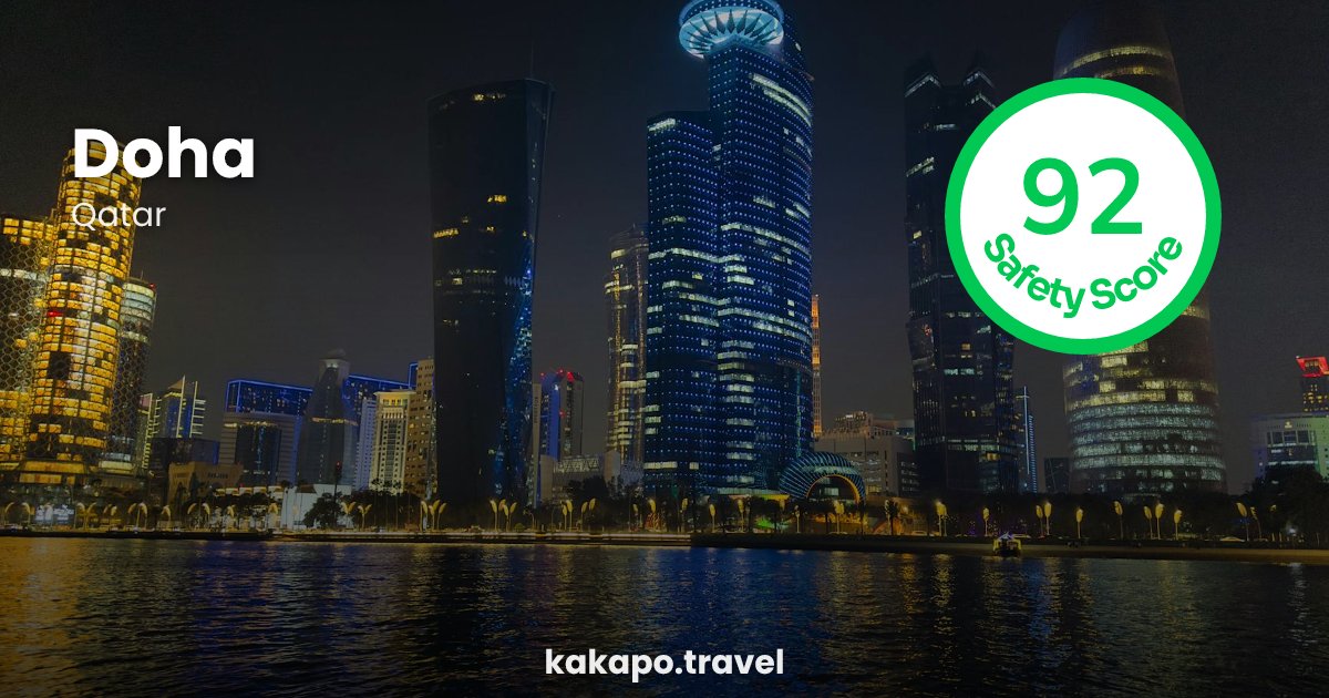 Is Doha, Qatar safe? — Kakapo travel safety guide