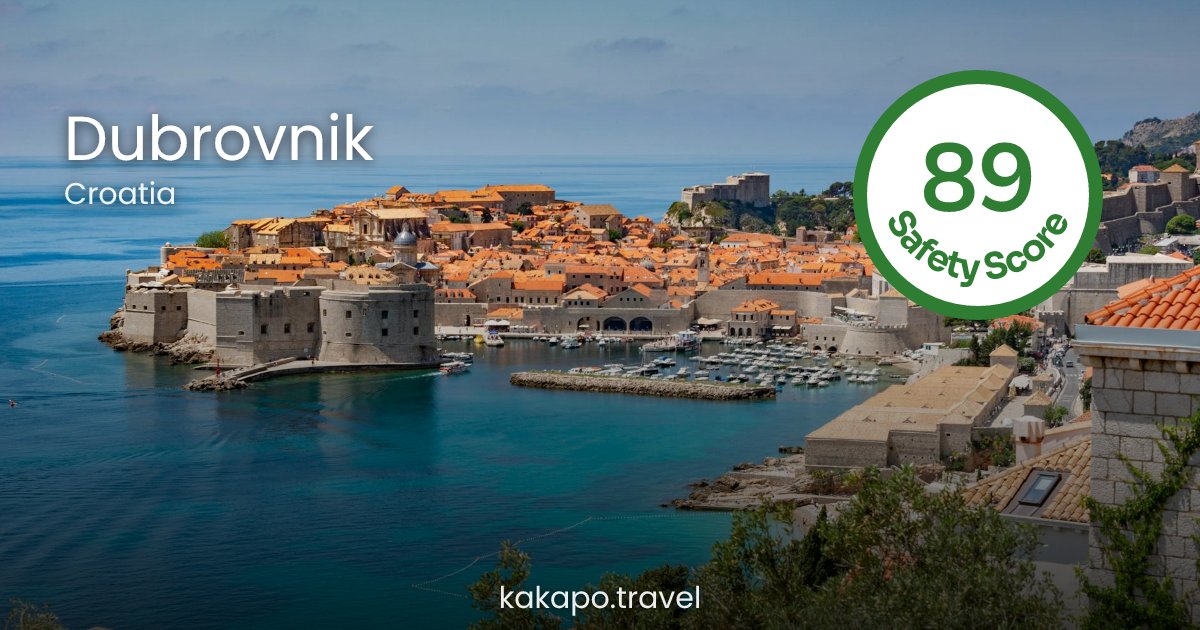 Is Dubrovnik, Croatia safe? — Kakapo travel safety guide