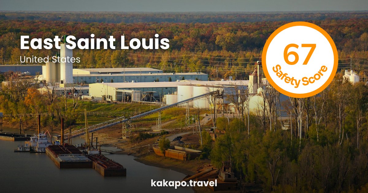 Is East Saint Louis, United States safe? — Kakapo travel safety guide