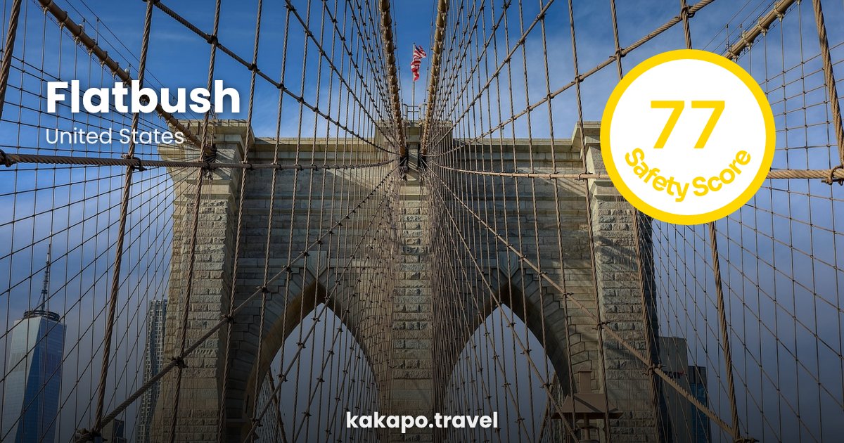 Is Flatbush, United States safe? — Kakapo travel safety guide