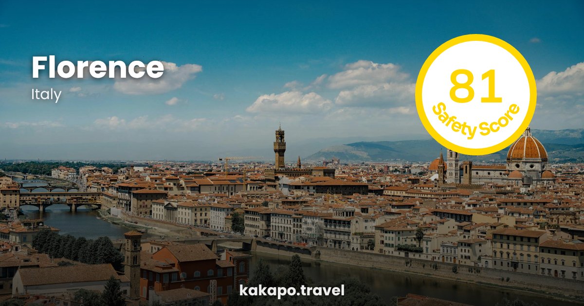 Is Florence, Italy safe? — Kakapo travel safety guide