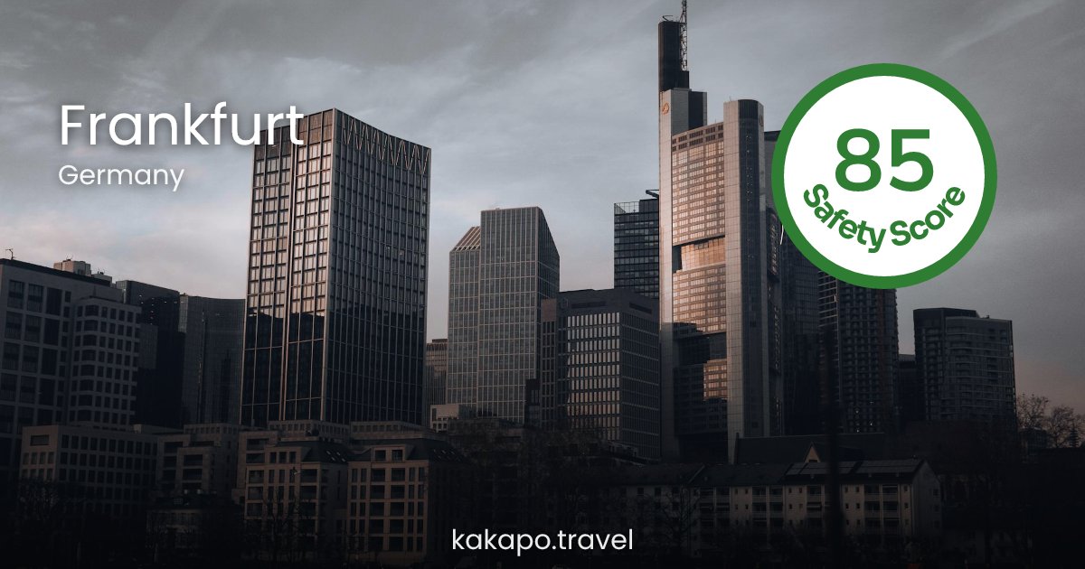 Is Frankfurt, Germany safe? — Kakapo travel safety guide