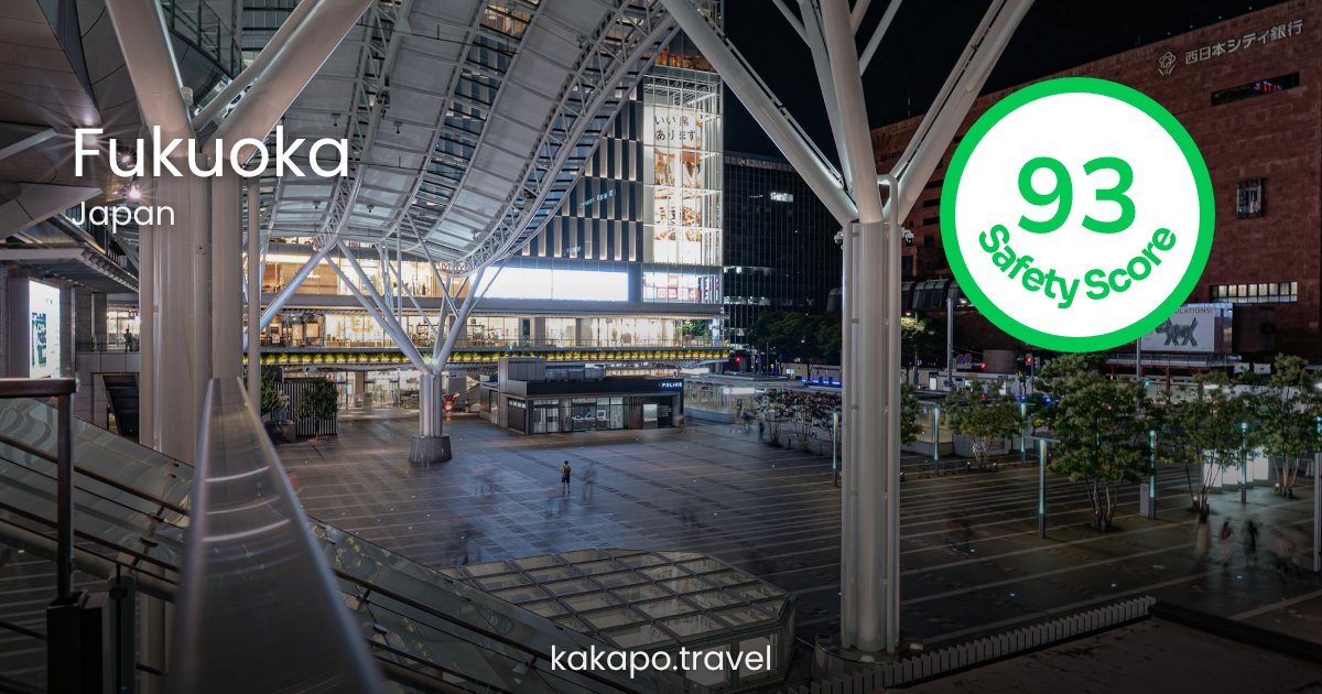 Is Fukuoka, Japan safe? — Kakapo travel safety guide