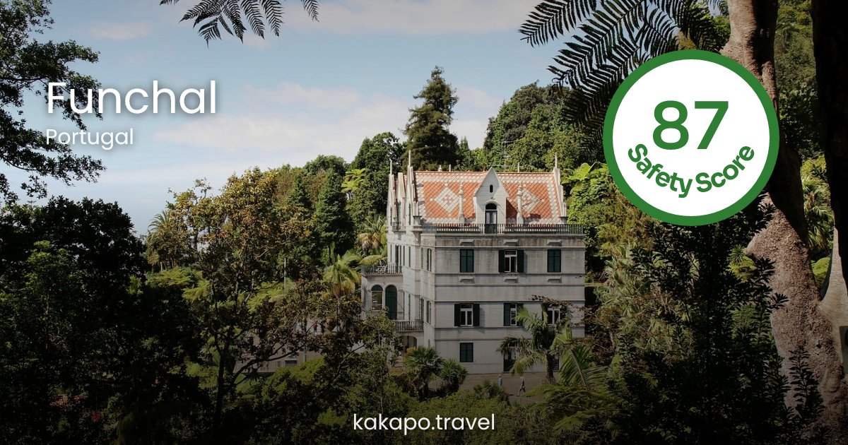 Is Funchal, Portugal safe? — Kakapo travel safety guide