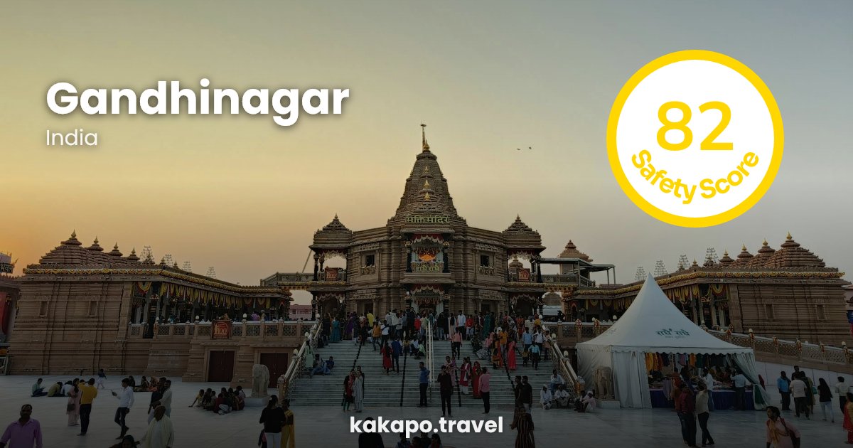 Is Gandhinagar, India safe? — Kakapo travel safety guide