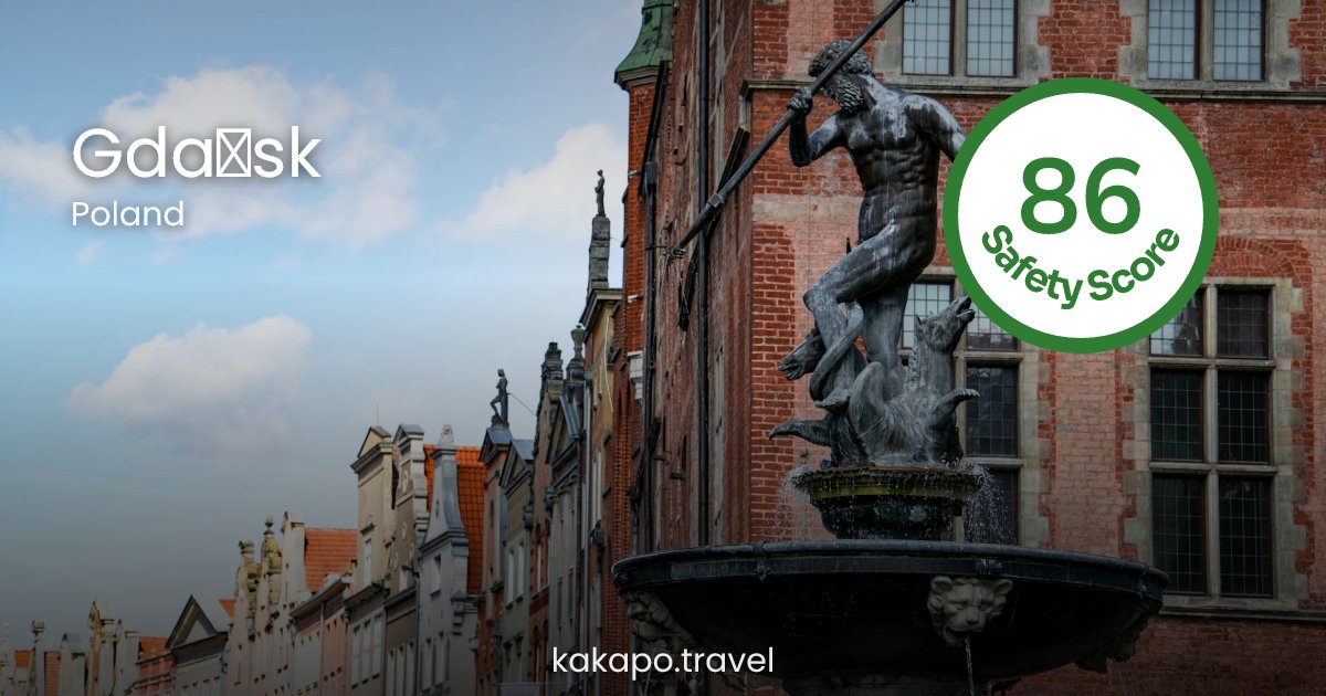Is Gdańsk, Poland safe? — Kakapo travel safety guide