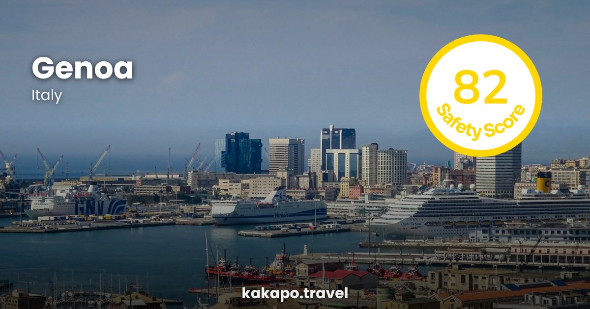Is Genoa, Italy safe? — Kakapo travel safety guide