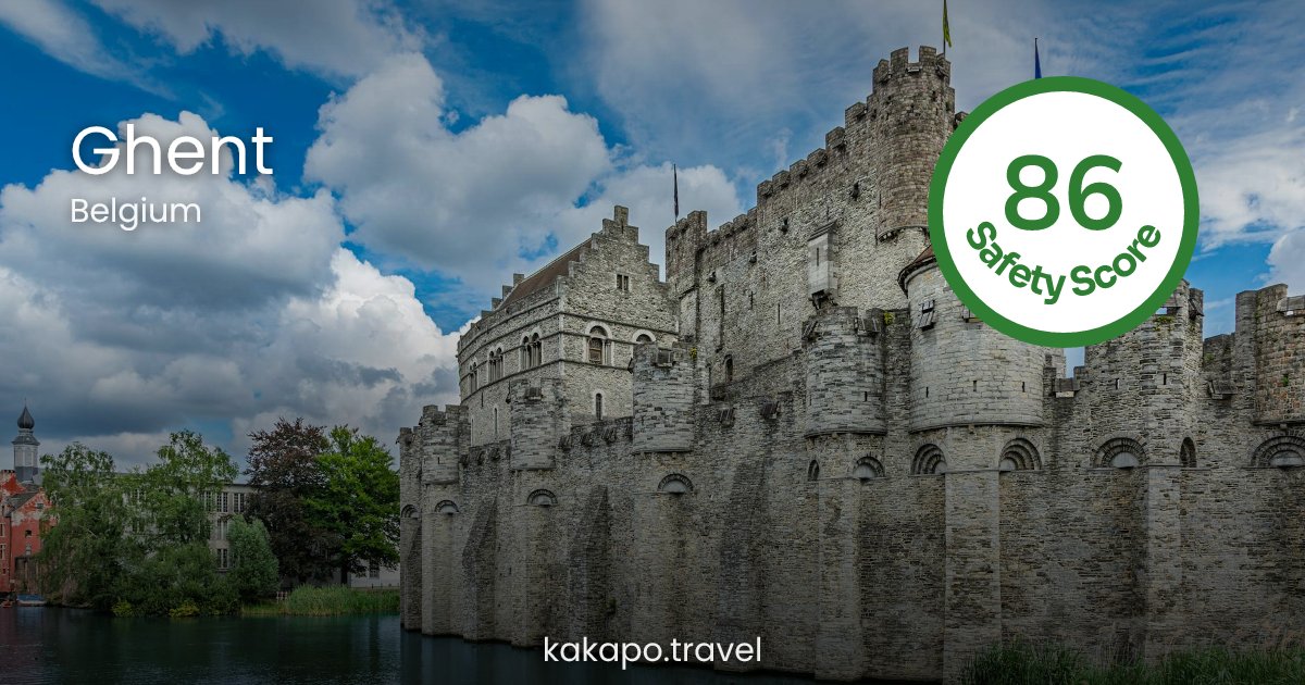 Is Ghent, Belgium safe? — Kakapo travel safety guide