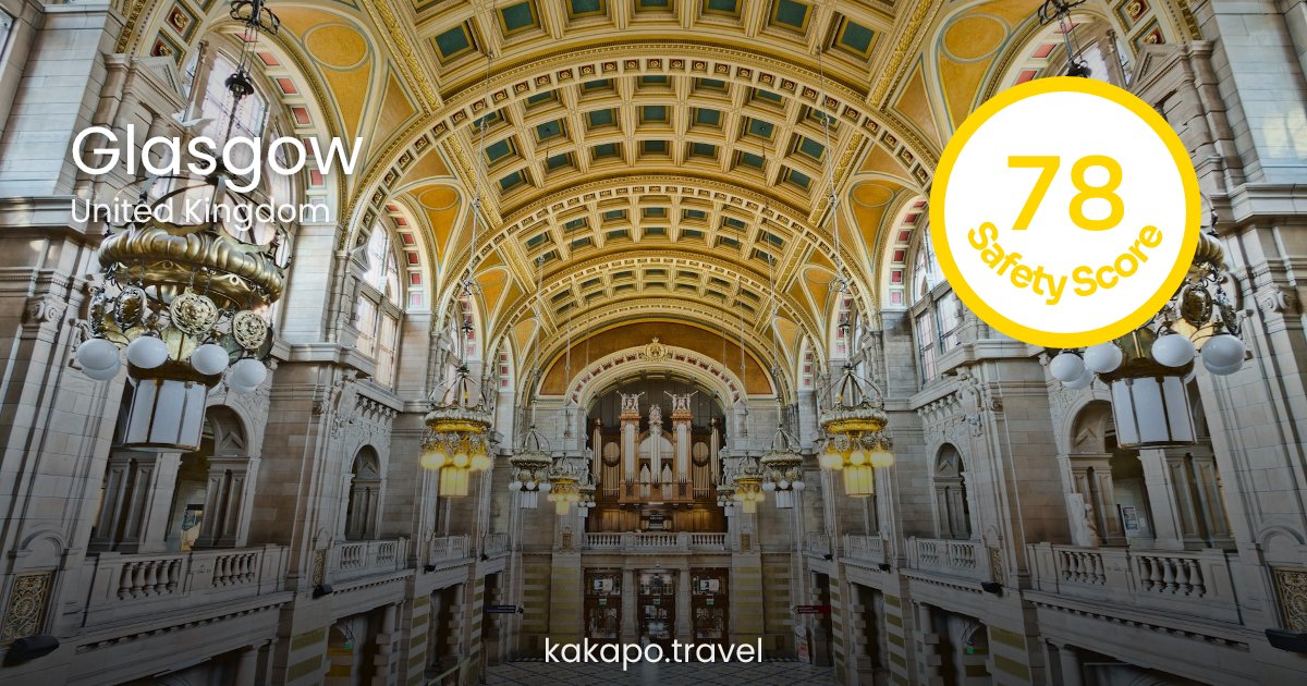 Is Glasgow, United Kingdom safe? — Kakapo travel safety guide