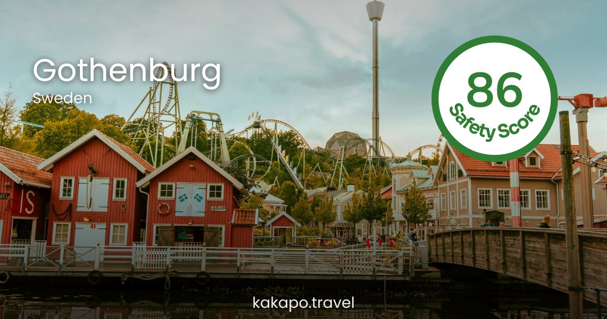 Is Gothenburg, Sweden safe? — Kakapo travel safety guide