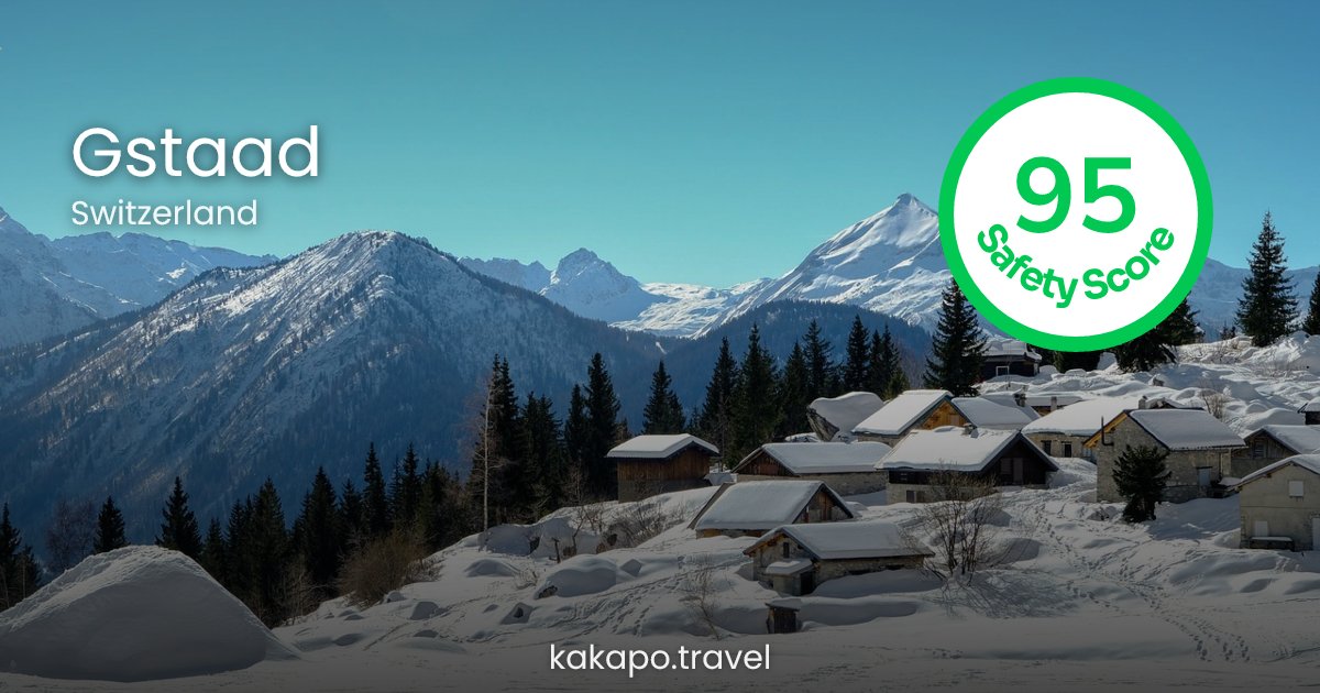 Is Gstaad, Switzerland safe? — Kakapo travel safety guide