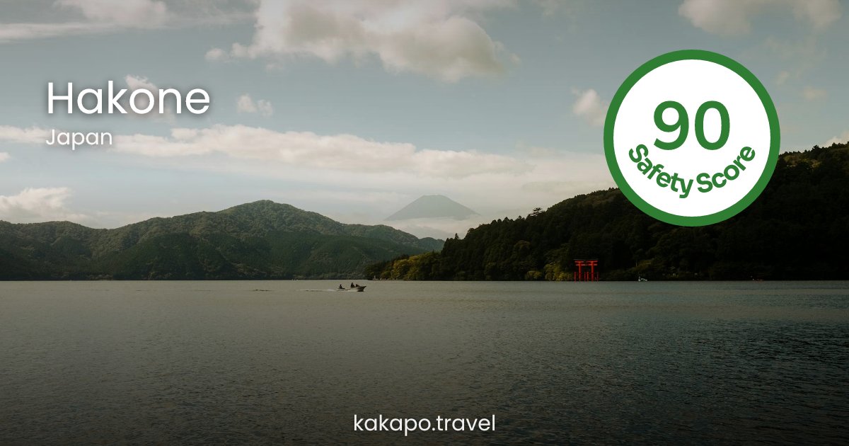 Is Hakone, Japan safe? — Kakapo travel safety guide