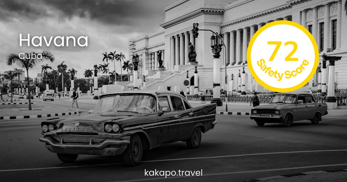 Is Havana, Cuba safe? — Kakapo travel safety guide