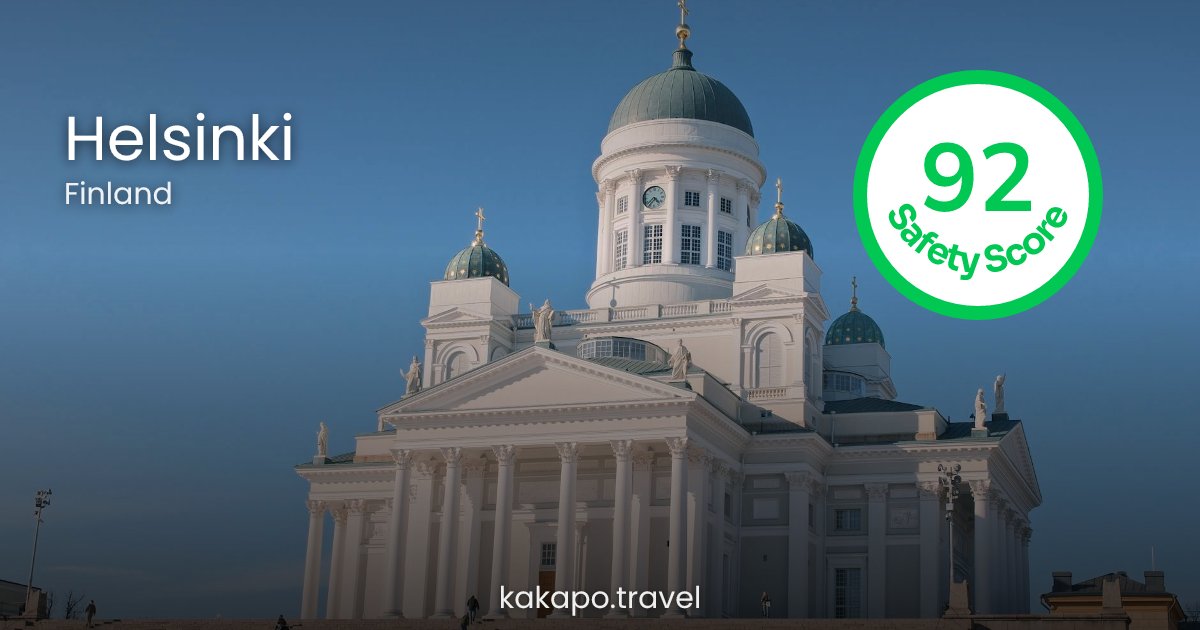 Is Helsinki, Finland safe? — Kakapo travel safety guide