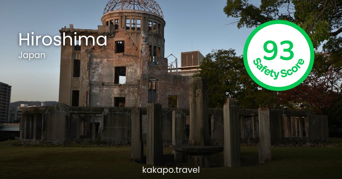 Is Hiroshima, Japan safe? — Kakapo travel safety guide