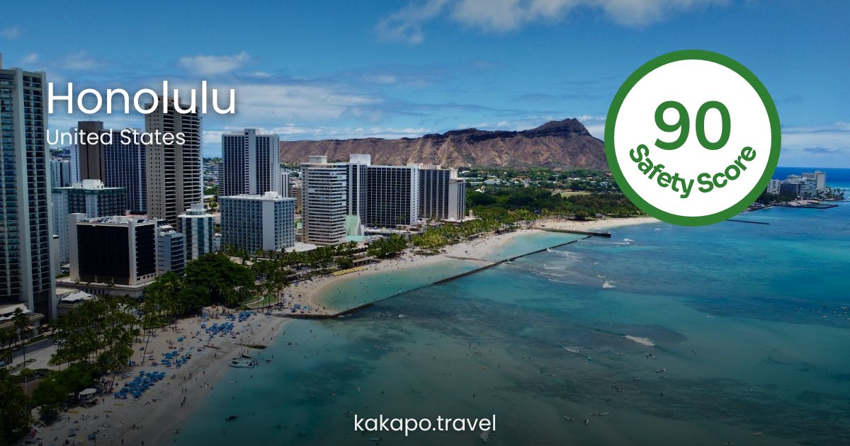 Is Honolulu, United States safe? — Kakapo travel safety guide