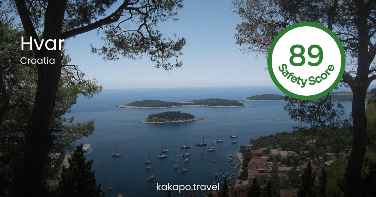 Is Hvar, Croatia safe? — Kakapo travel safety guide