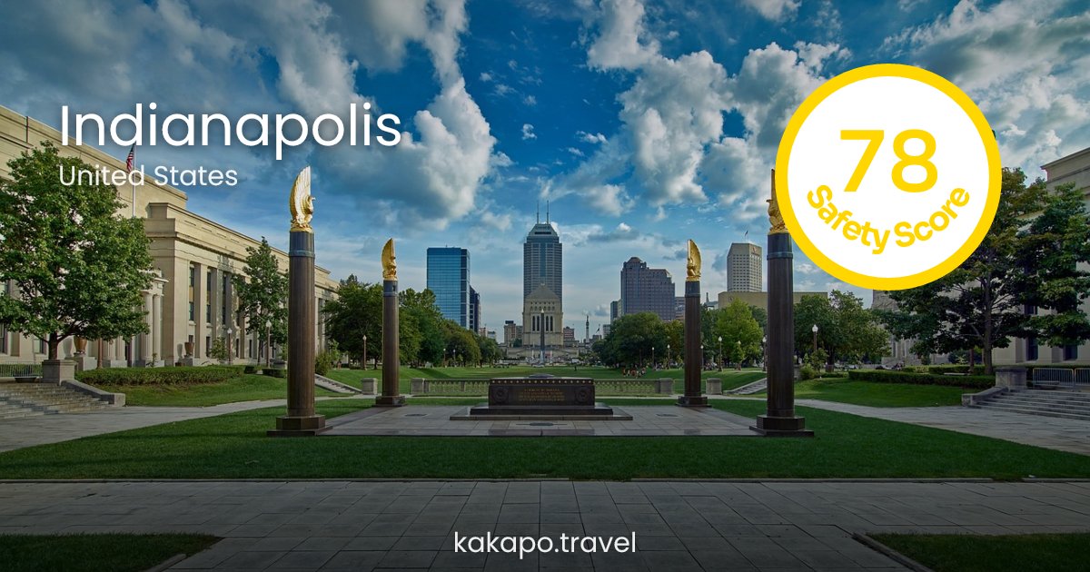 Is Indianapolis, United States safe? — Kakapo travel safety guide