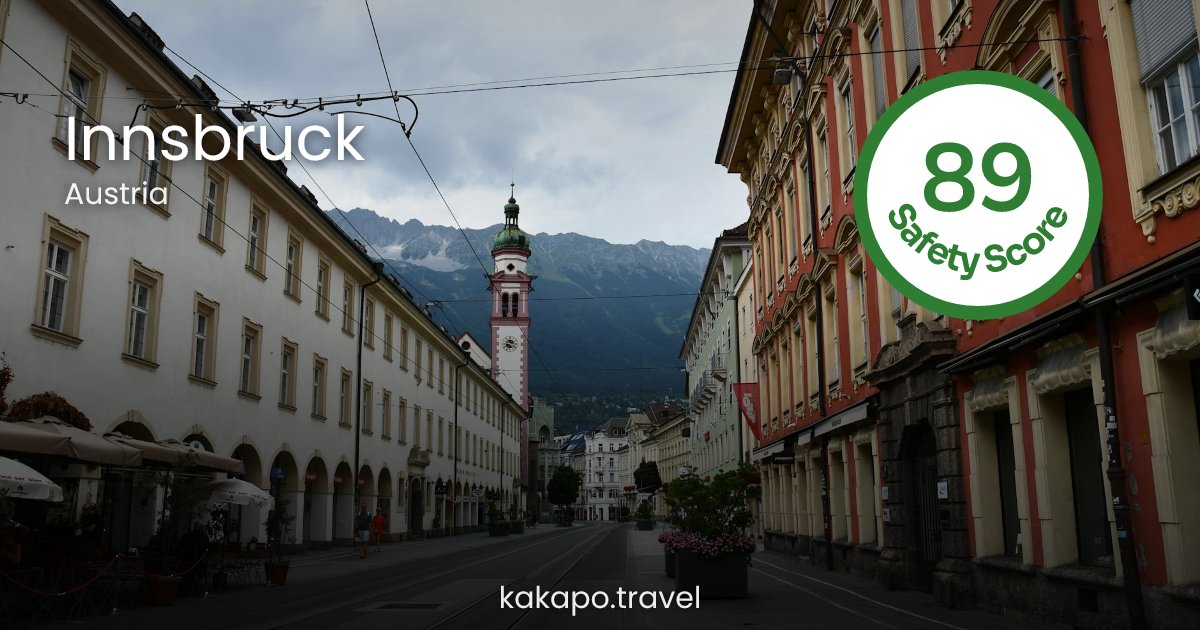 Is Innsbruck, Austria safe? — Kakapo travel safety guide