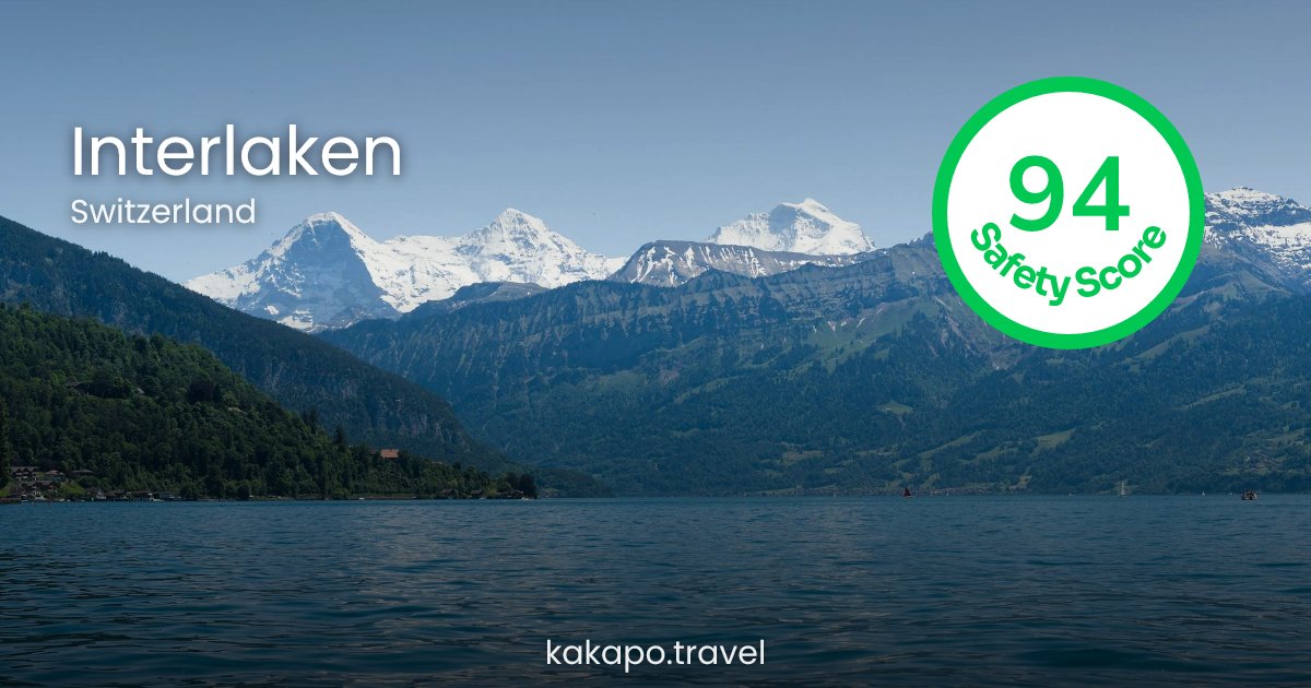 Is Interlaken, Switzerland safe? — Kakapo travel safety guide