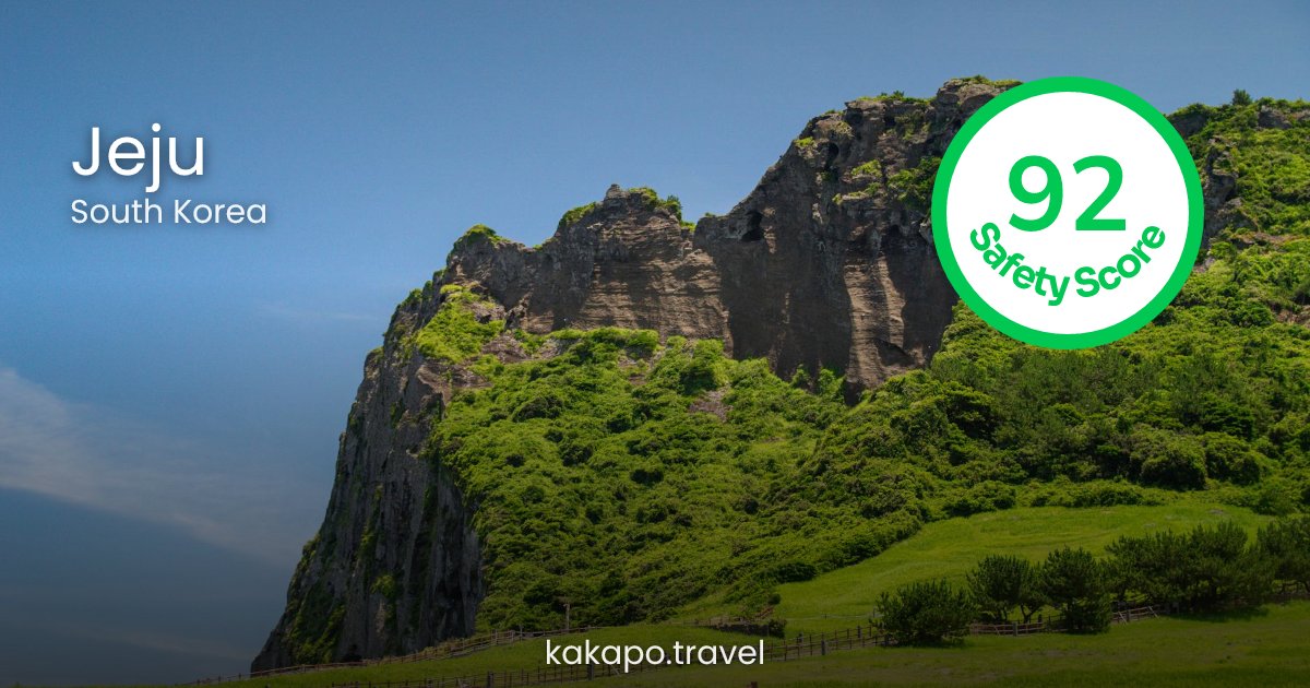 Is Jeju, South Korea safe? — Kakapo travel safety guide