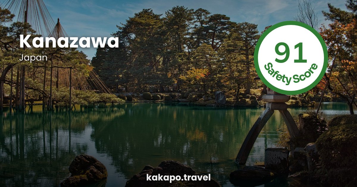 Is Kanazawa, Japan safe? — Kakapo travel safety guide
