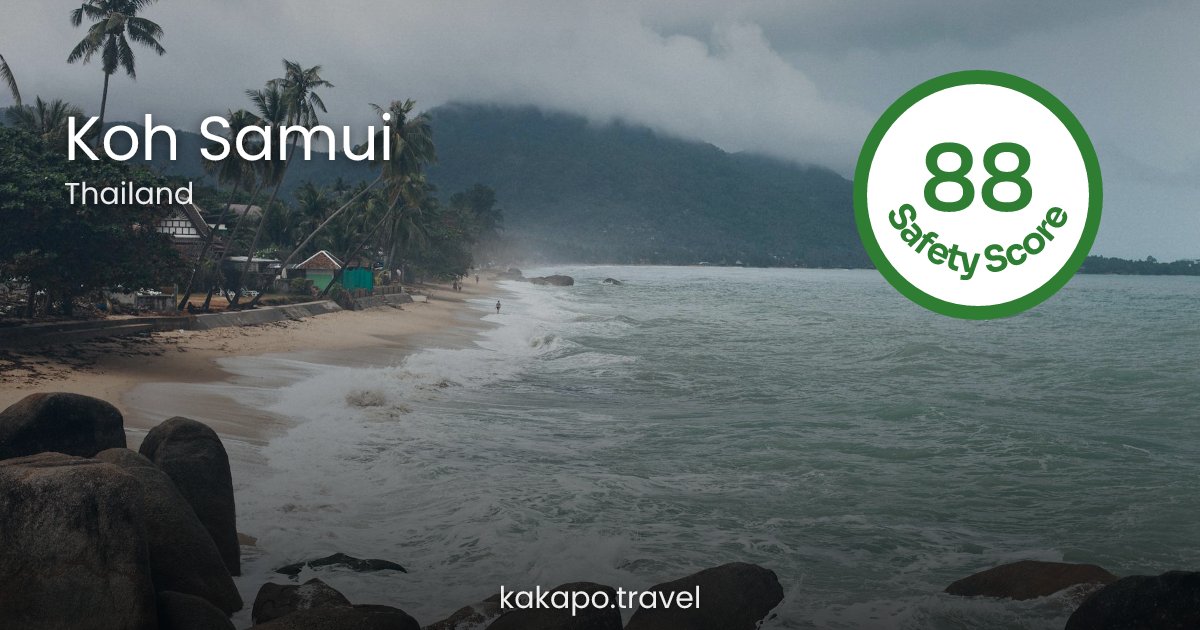 Is Koh Samui, Thailand safe? — Kakapo travel safety guide