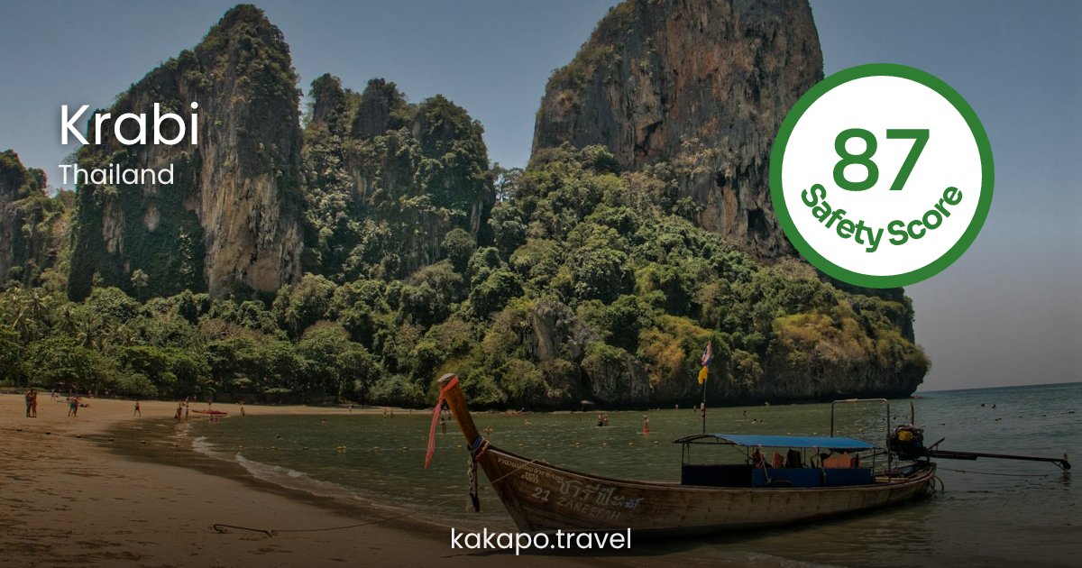 Is Krabi, Thailand safe? — Kakapo travel safety guide