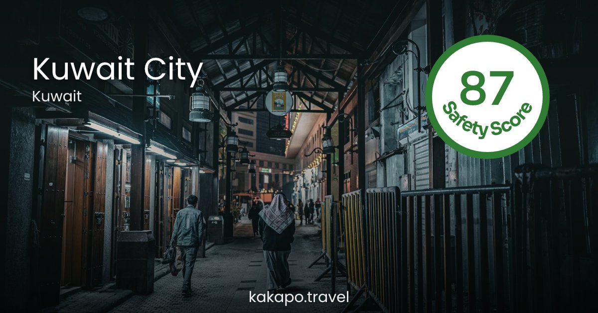 Is Kuwait City, Kuwait safe? — Kakapo travel safety guide