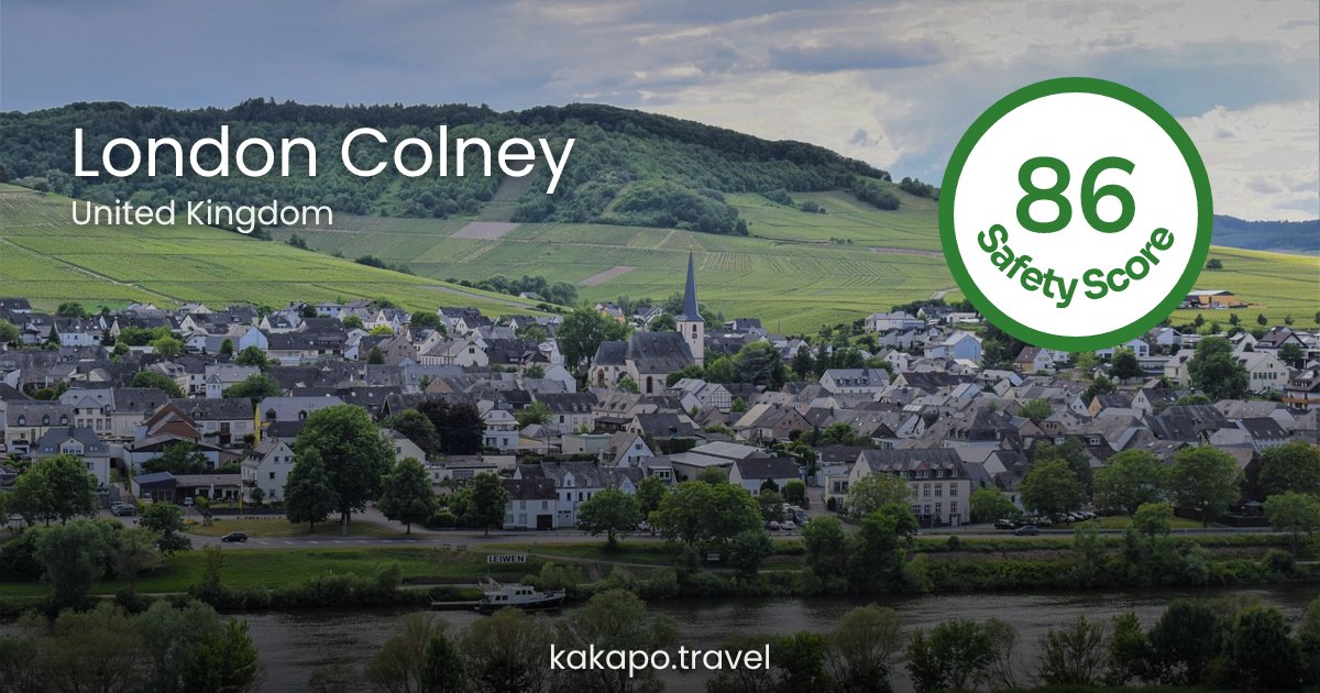 Is London Colney, United Kingdom safe? — Kakapo travel safety guide