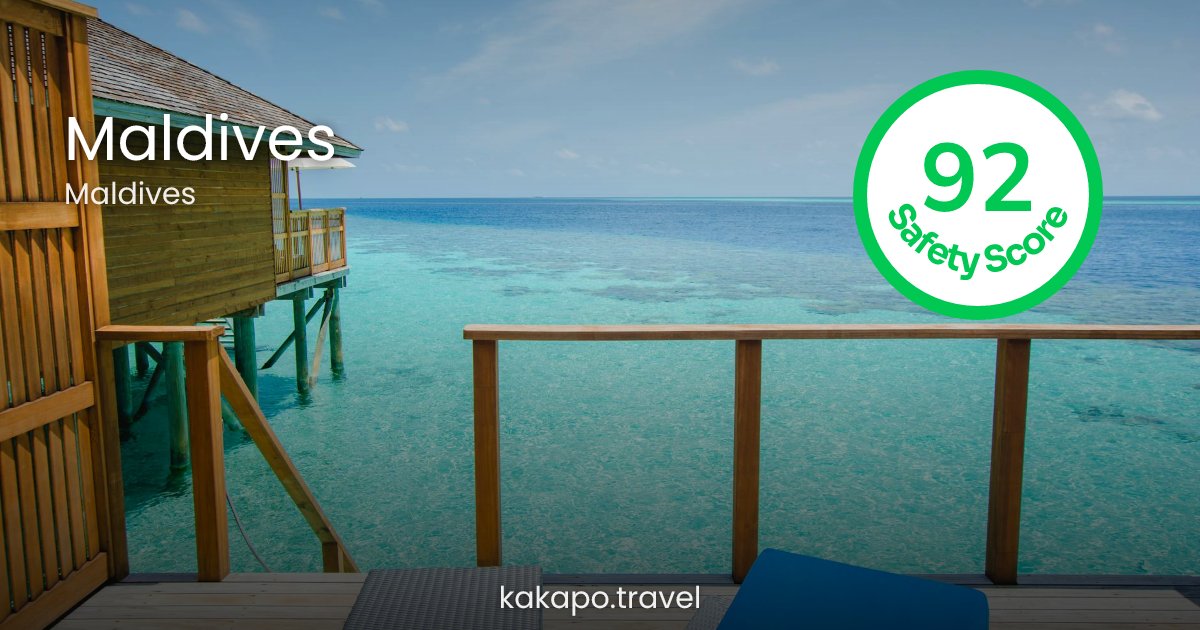 Is Maldives, Maldives safe? — Kakapo travel safety guide