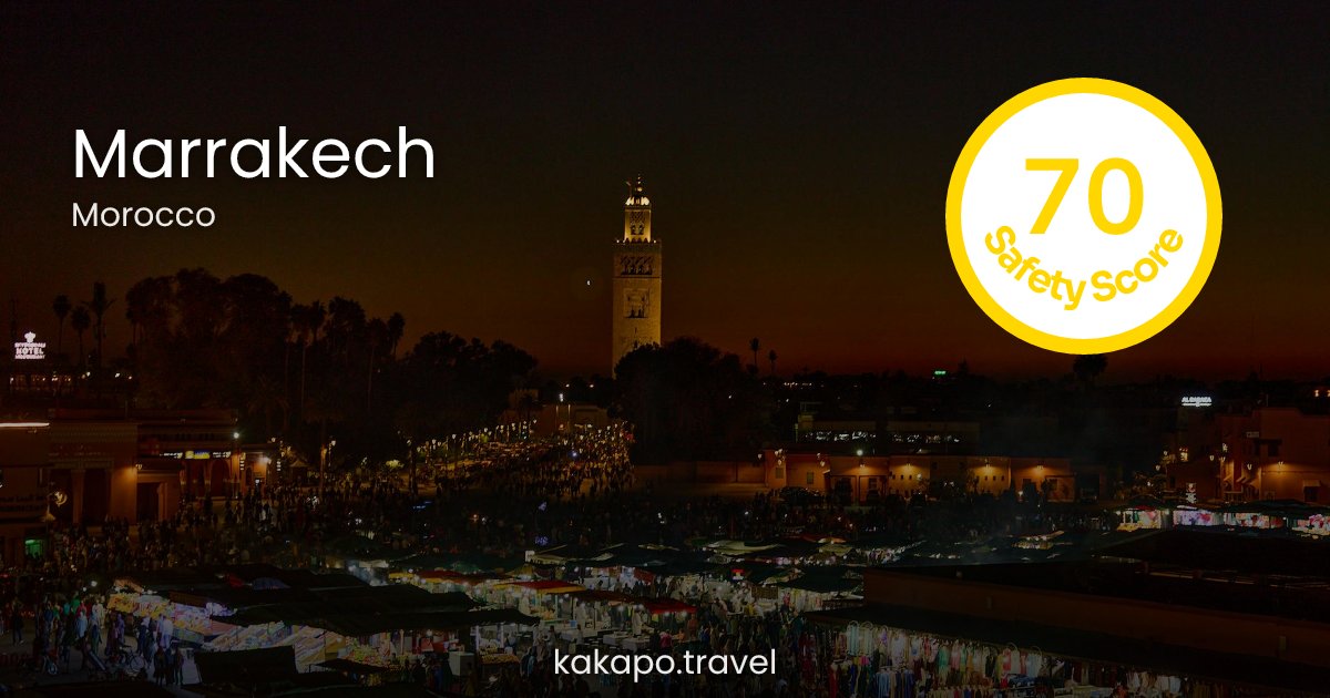 Is Marrakech, Morocco safe? — Kakapo travel safety guide