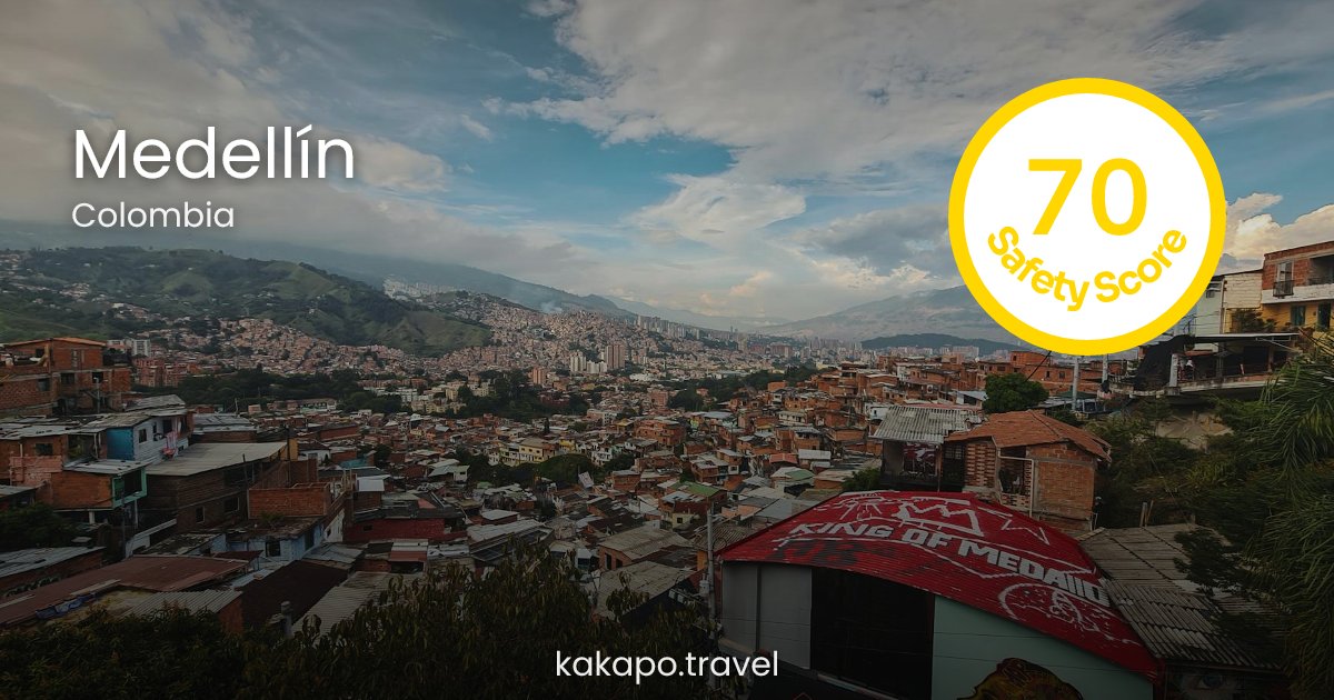 Is Medellín, Colombia safe? — Kakapo travel safety guide