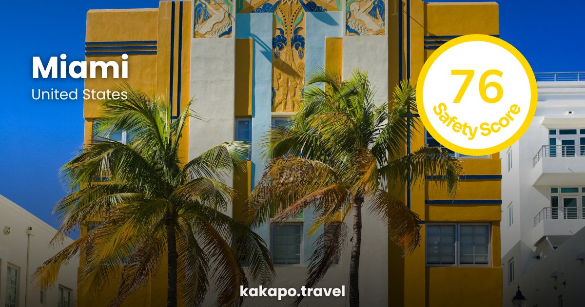 Is Miami, United States safe? — Kakapo travel safety guide